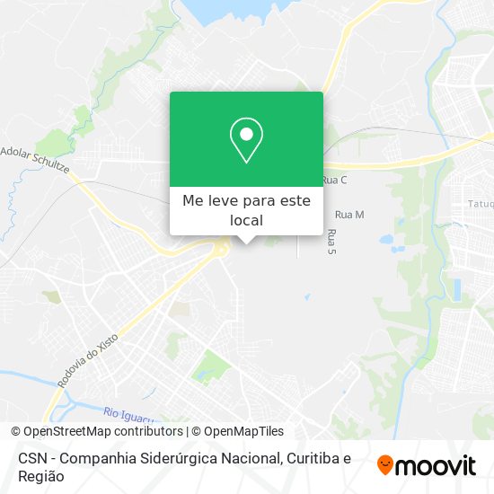 CSN - Companhia Siderúrgica Nacional mapa