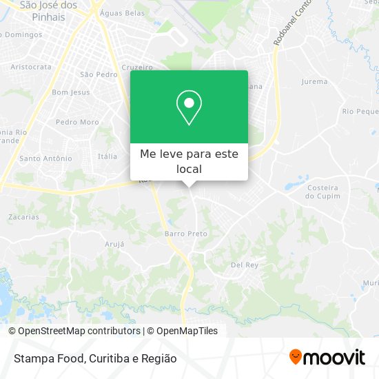 Stampa Food mapa