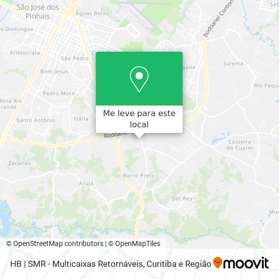 HB | SMR - Multicaixas Retornáveis mapa