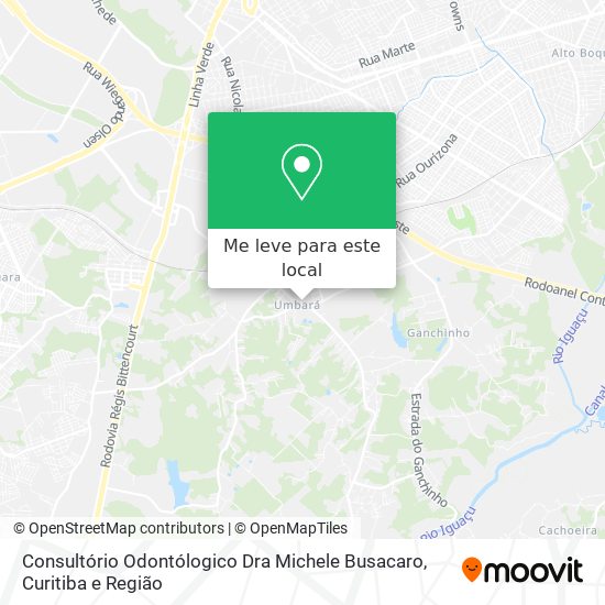 Consultório Odontólogico Dra Michele Busacaro mapa
