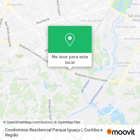 Condominio Residencial Parque Iguaçu I mapa