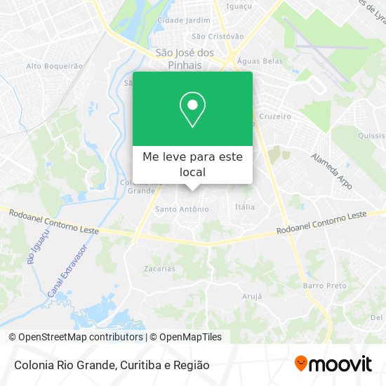 Colonia Rio Grande mapa