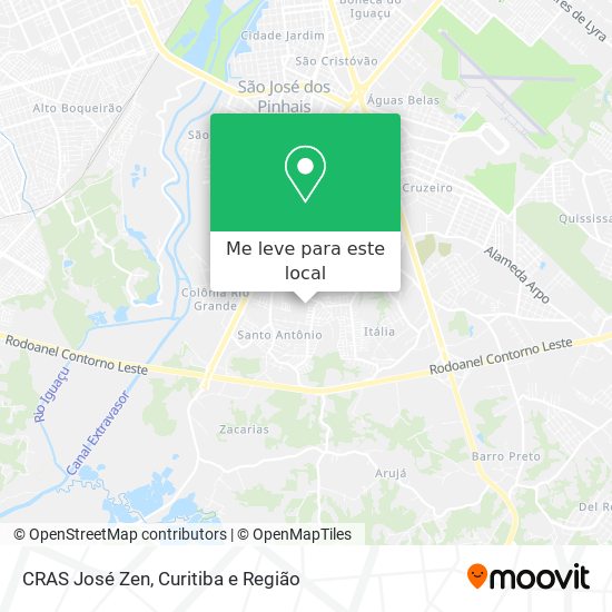 CRAS José Zen mapa