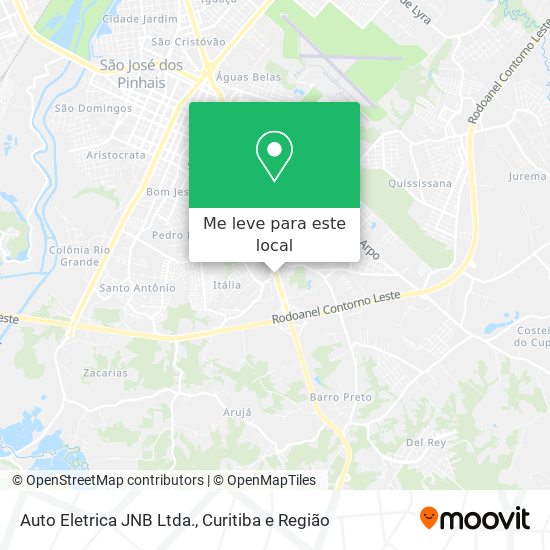 Auto Eletrica JNB Ltda. mapa