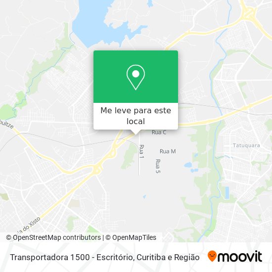 Transportadora 1500 - Escritório mapa