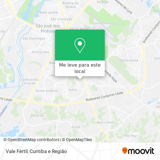 Vale Fértil mapa