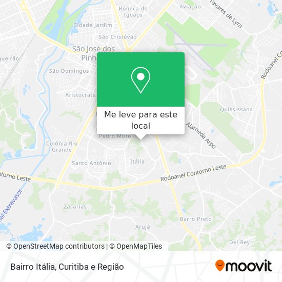 Bairro Itália mapa
