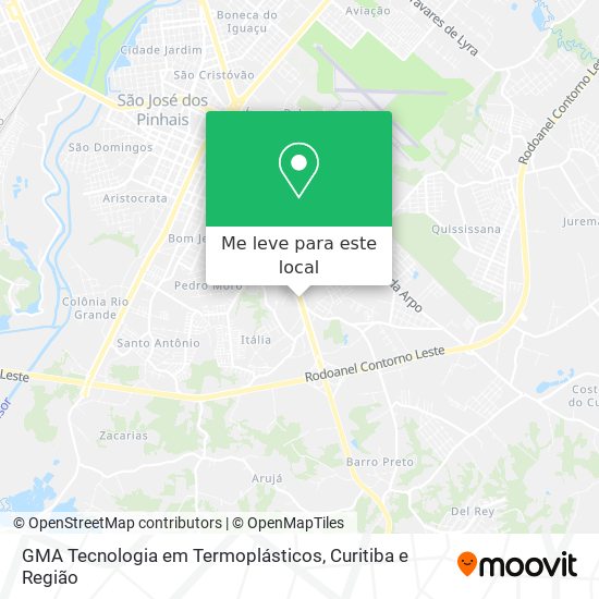 GMA Tecnologia em Termoplásticos mapa