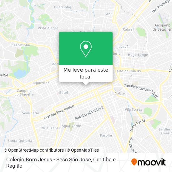 Colégio Bom Jesus - Sesc São José mapa