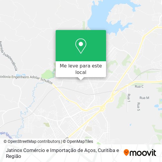 Jatinox Comércio e Importação de Aços mapa