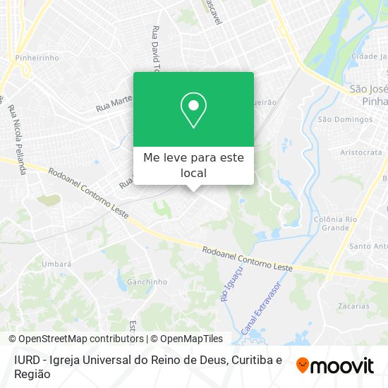 IURD - Igreja Universal do Reino de Deus mapa