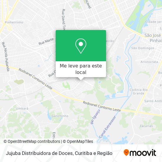 Jujuba Distribuidora de Doces mapa