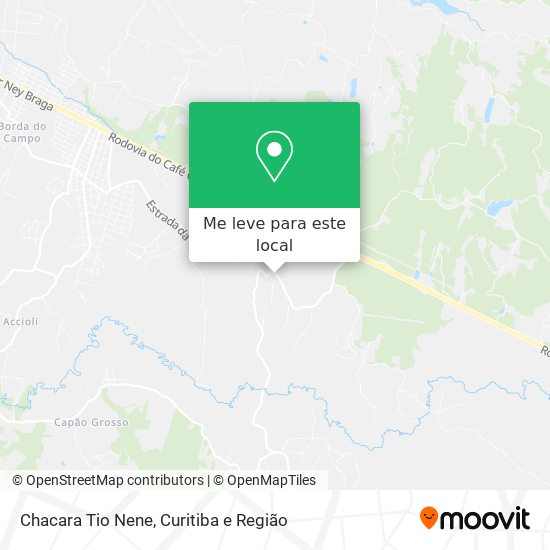 Chacara Tio Nene mapa