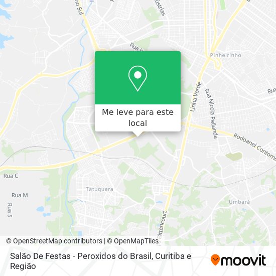 Salão De Festas - Peroxidos do Brasil mapa