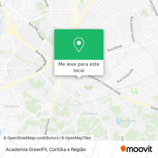 Academia GreenFit mapa