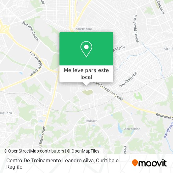 Centro De Treinamento Leandro silva mapa