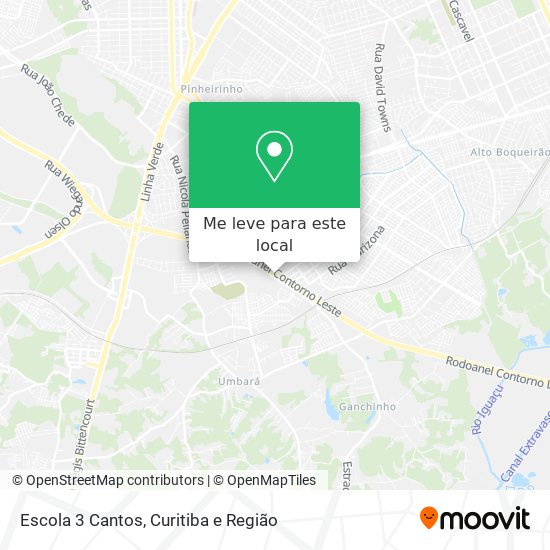 Escola 3 Cantos mapa