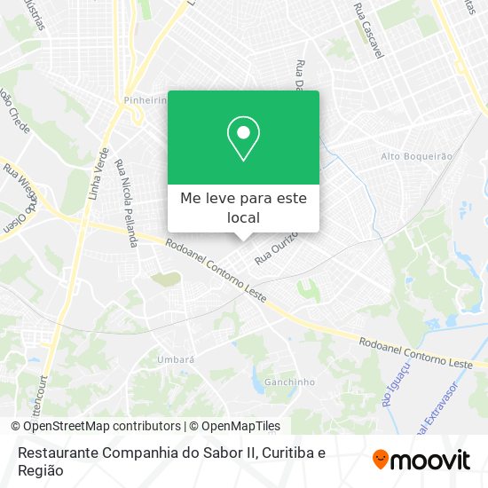 Restaurante Companhia do Sabor II mapa