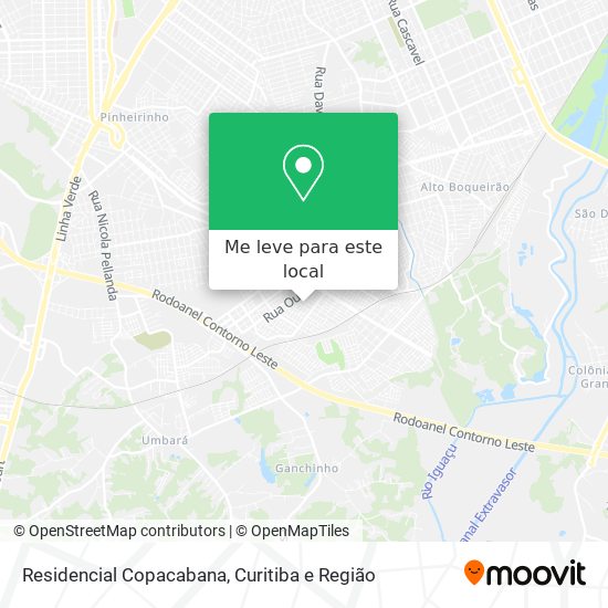 Residencial Copacabana mapa