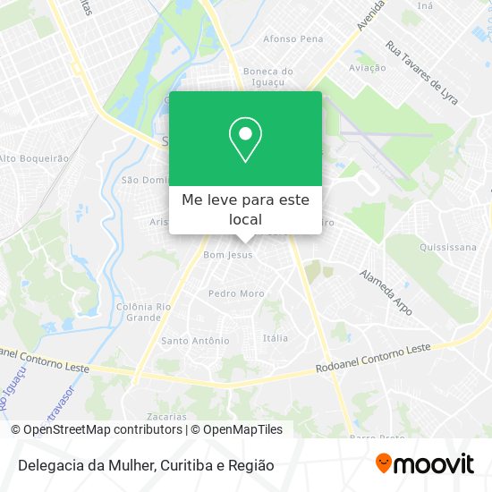 Delegacia da Mulher mapa