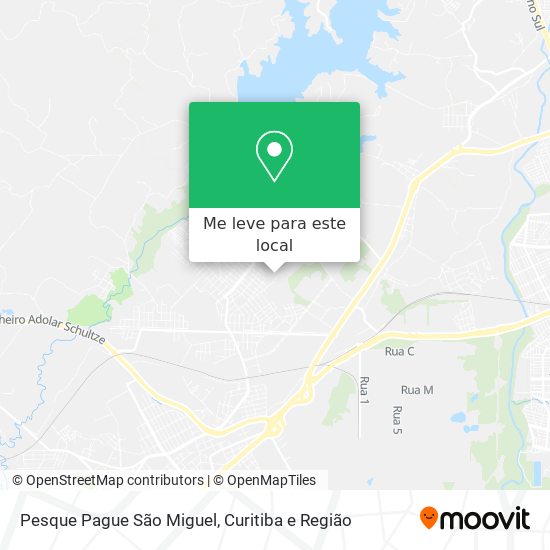 Pesque Pague São Miguel mapa