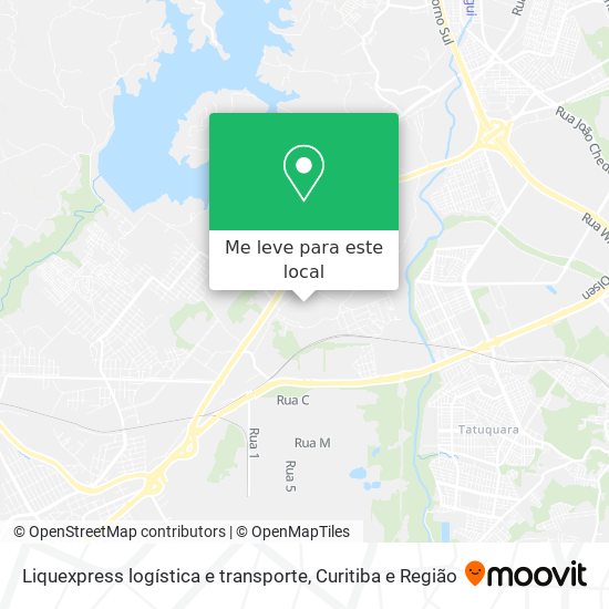 Liquexpress logística e transporte mapa