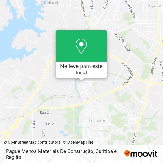 Pague Menos Materiais De Construção mapa