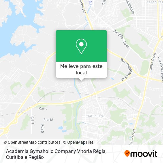 Academia Gymaholic Company  Vitória Régia mapa