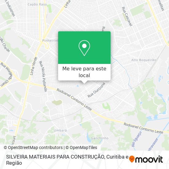 SILVEIRA MATERIAIS PARA CONSTRUÇÃO mapa
