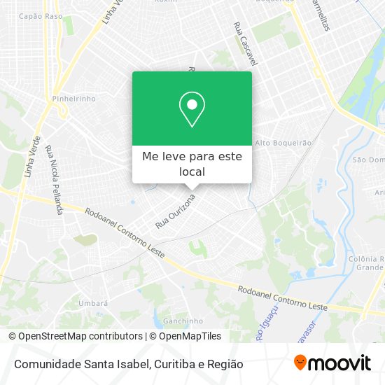 Comunidade Santa Isabel mapa