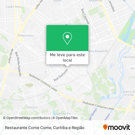 Restaurante Come Come mapa
