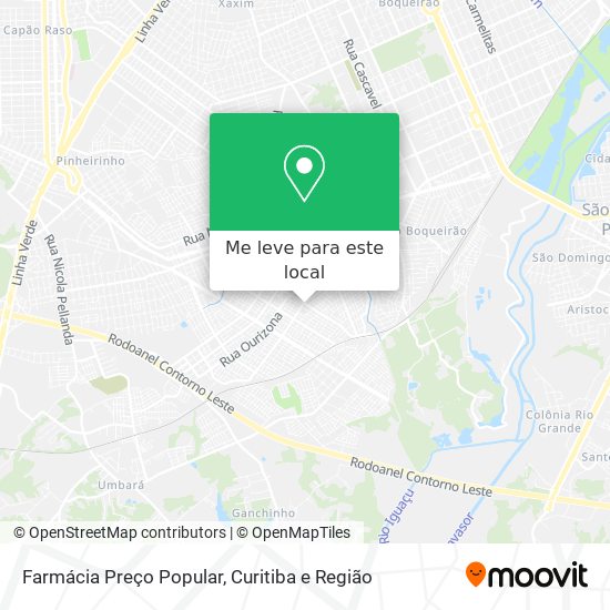 Farmácia Preço Popular mapa