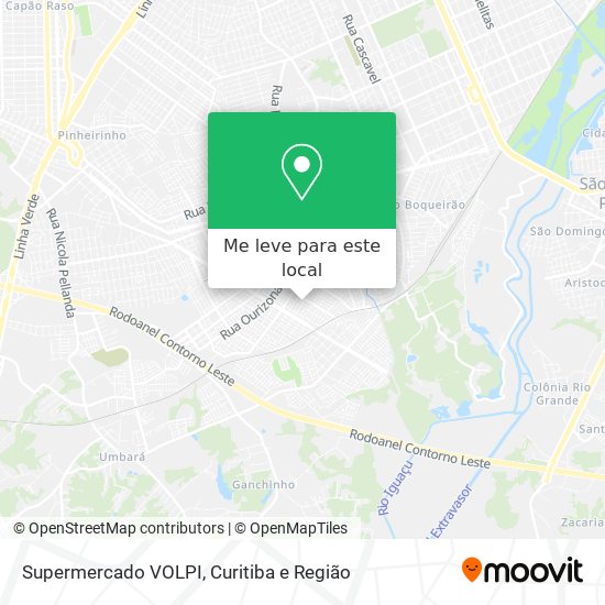 Supermercado VOLPI mapa