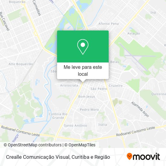 Crealle Comunicação Visual mapa