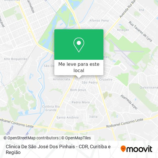 Clinica De São José Dos Pinhais - CDR mapa