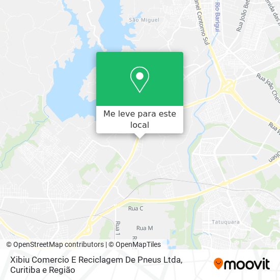 Xibiu Comercio E Reciclagem De Pneus Ltda mapa