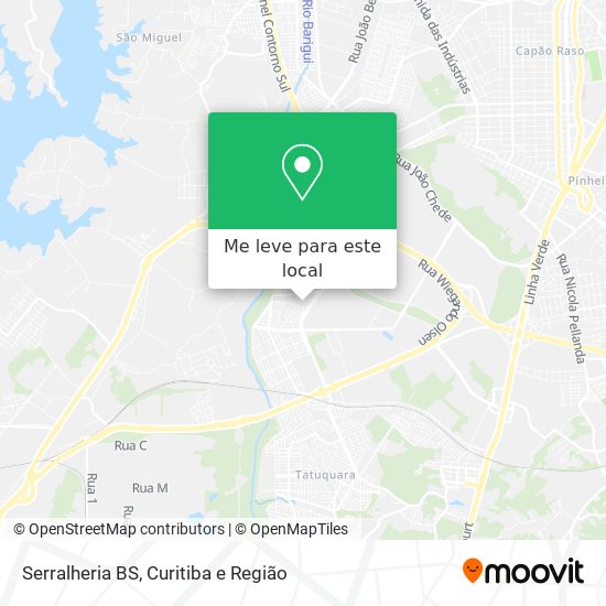 Serralheria BS mapa