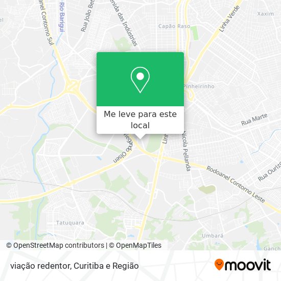 viação redentor mapa