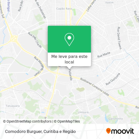 Comodoro Burguer mapa