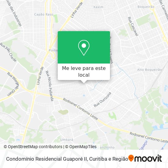 Condomínio Residencial Guaporé II mapa