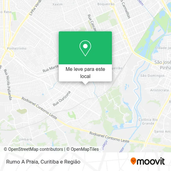 Rumo A Praia mapa