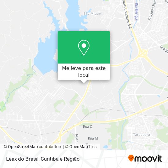 Leax do Brasil mapa