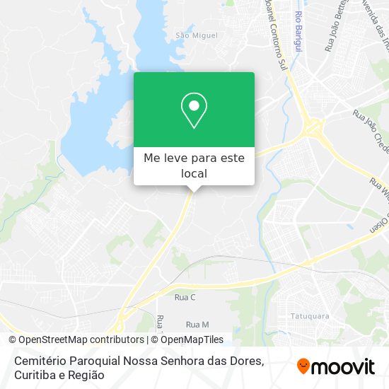 Cemitério Paroquial Nossa Senhora das Dores mapa