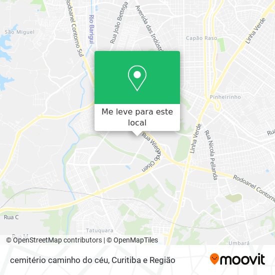 cemitério caminho do céu mapa