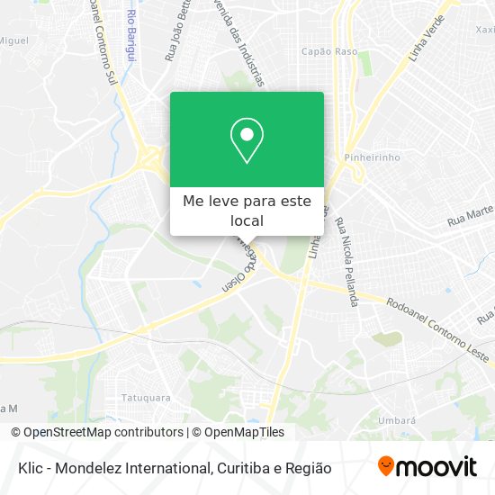 Klic - Mondelez International mapa