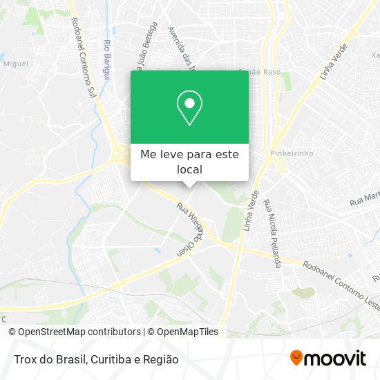 Trox do Brasil mapa