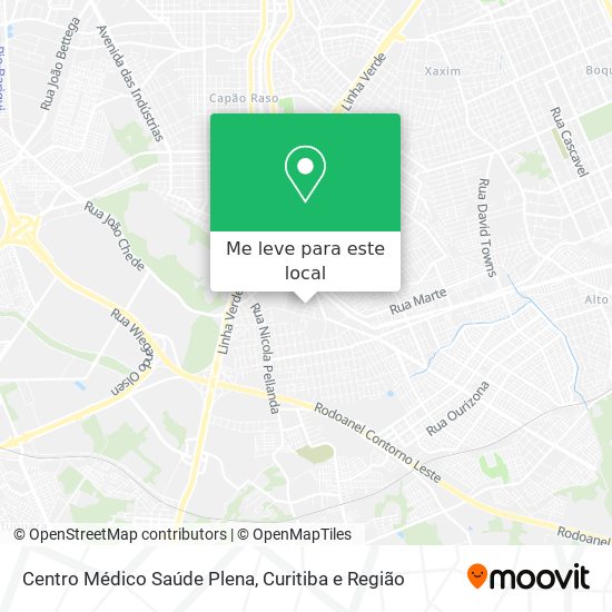 Centro Médico Saúde Plena mapa