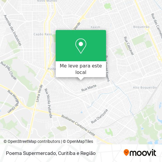 Poema Supermercado mapa