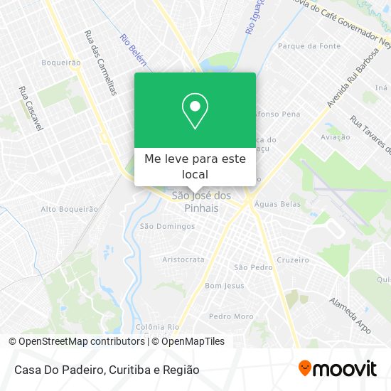 Casa Do Padeiro mapa