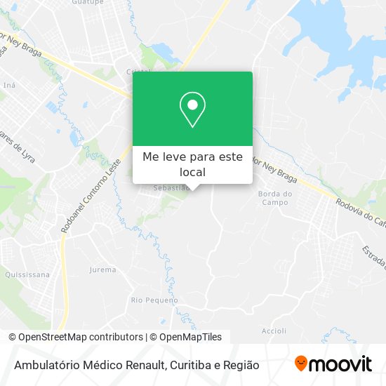 Ambulatório Médico Renault mapa